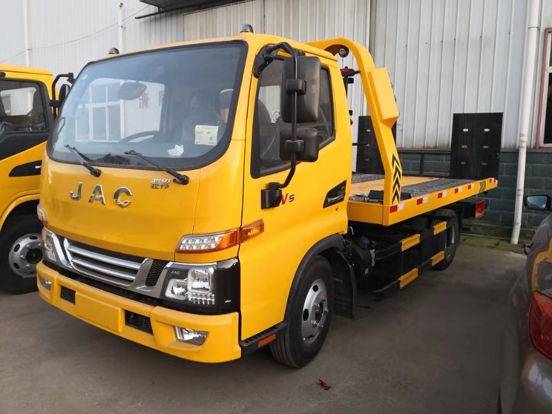 江淮駿鈴V5藍(lán)牌清障車一拖二