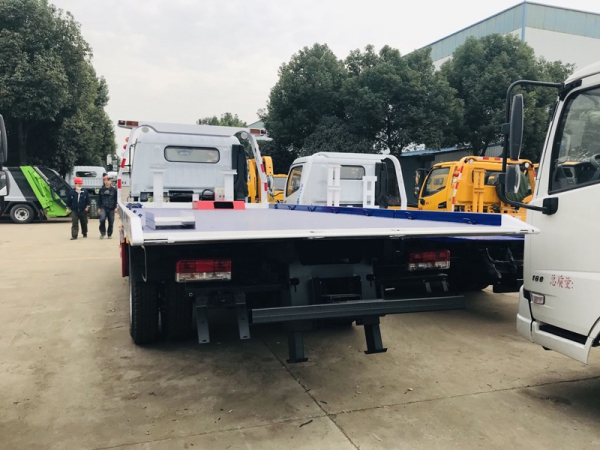 國六東風(fēng)凱普特一拖二清障車（黃牌）