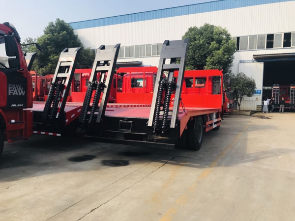 【國六】解放J6單橋平板車