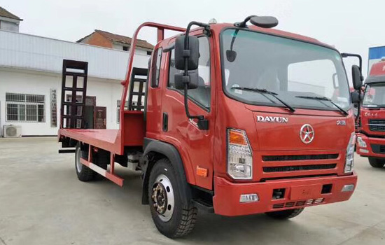 【國六】大運小黃牌單橋平板車