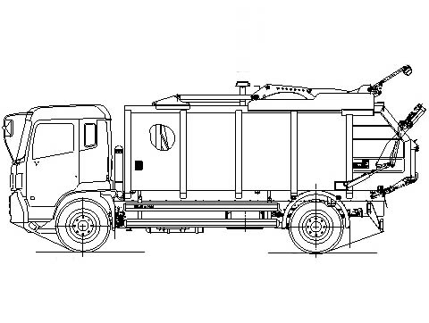 江鈴凱銳國(guó)六無(wú)泄漏壓縮式垃圾車(chē)