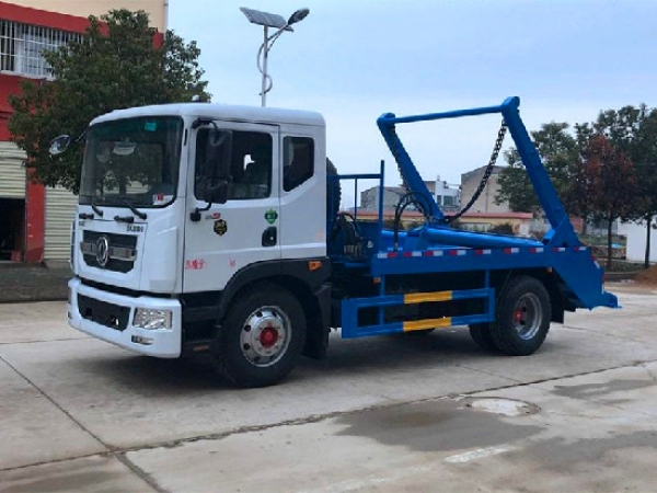 東風(fēng)多利卡D9國六8~12方擺臂式垃圾車