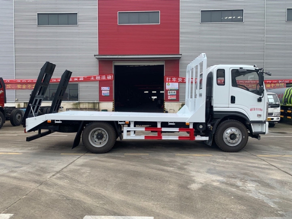 陜汽軒德X9單橋平板拖車